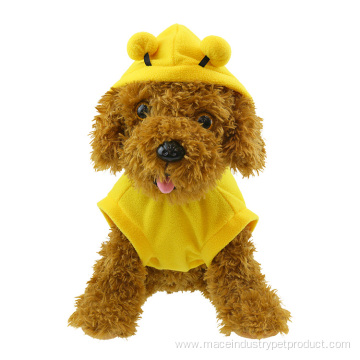 2021 autumn winter fabric hoodie pet jacket